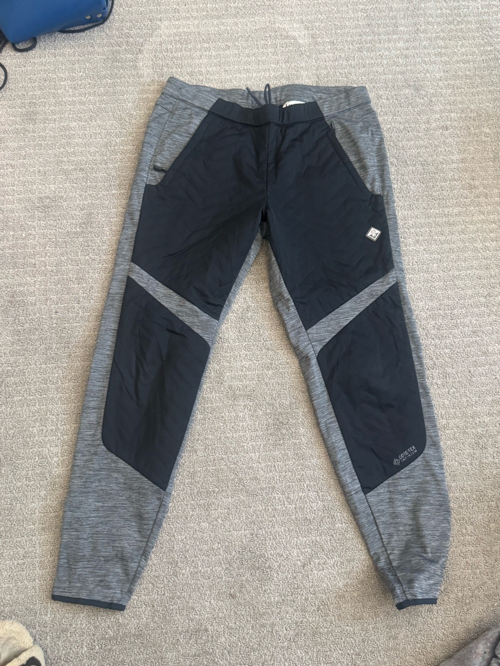 Spyder Men's Grey and Black Performance Joggers